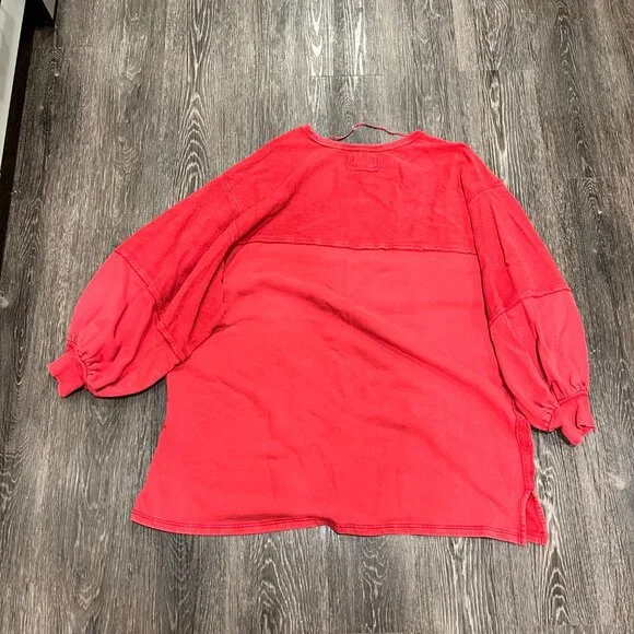 Free People "We The Free" Coastal Solid Crew Oversized Ribbed Dress - Picture 6 of 7